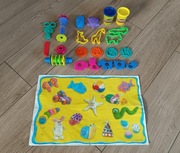 Zestaw kreatywny Hasbro wyciskarka wałek foremki + 2 x ciastolina Play-Doh