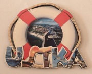 Magnes na lodówkę drewniany Ustka Kołobrzeg Mielno Sopot Jurata Gdynia(43) 