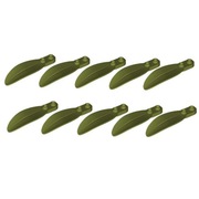 LEGO Liść 2x6x1 Palma roślina 3565 6510114 Olive Zielony oliwkowy 10szt