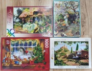 Puzzle 500 x 3 sztuki + 1000 x 1, zestaw