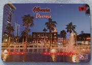 Magnes na lodówkę - pamiątka z Durresi w Albanii  80x55 