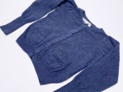 H&M miękki sweterek ramiona rozm. 86-92