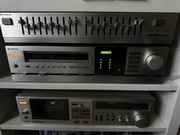 Zestaw stereo, wieża Hitachi amplituner equalizer magnetofon