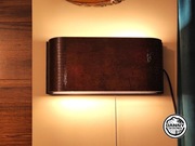 Oryginalna lampka nocna kinkiet drewniany, żarówki G9 - Łatwy montaż!