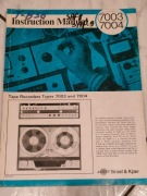 Magnetofon szpulowy Bruel Kjaer 7003 7004 Instrukcion Manual