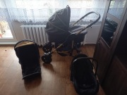 Wózek dziecięcy 3w1+Fotelik Samochód 