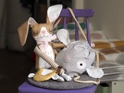 Panel do szycia - plecak i maskotka