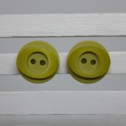 Kolczyki Sztyfty Oliwkowy zielony guziki khaki elipsa koła Handmade