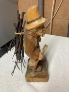 Figurka ręcznie rzeżbiona włoska .