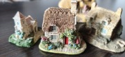 Miniaturowe kolekcjonerskie domki - 4 sztuki