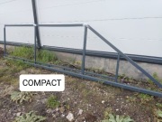Brama przesuwna rama stelaż 4m COMPACT, ocynk+RAL, 5m, 6m, 6,7m, 7,5m