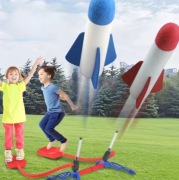 Dziecięca wyrzutnia rakiet na powietrze z pompką zabawka outdoor