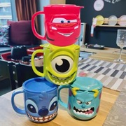 Kubek dla Dzieci z Pokrywką Plastikowy Bajkowe Wzory