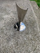 Serwetnik prl  chromowany 