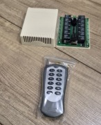 ZESTAW ZDALNEGO STEROWANIA RADIOWEGO 12 KANALÓW ZASIEG DO 1000m