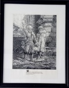 Reprodukcja ilustracji z księgi Pana Tadeusza