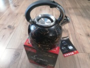 Czajnik tradycyjny stalowy Zilner 3 l złoty / czarny Indukcja Nowy 5788