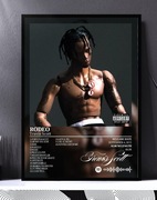 Travis Scott Rodeo plakat album a3 w ramce obraz poster