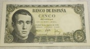 Hiszpania, 5 Pesetas, 1951