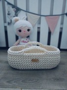 Wyprzedaż Kosz Mojżesza dla lalek , kołyska dla lalek , lozeczko