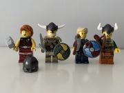 Lego minifigurki z zestawu 21343 Wioska wikingów