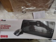 Zestaw Klawiatura +Mysz Trust Tecla-2 Wireless Czarny