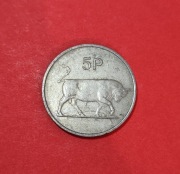 Moneta 5 pensów 1970, Irlandia