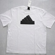 Adidas damski t-shirt biały XL oversize (XXL/3XL) | gruba bawełna | 