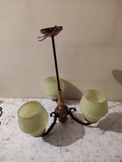 Żyrandol prl lampa retro vintage