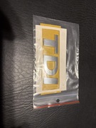 Znaczek Emblemat TDI na klapę bagażnika VW Audi Skoda