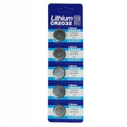 Bateria CR 2032 3V. 5 szt.