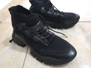 Czarne buty sportowe Moncler Leave No Trace rozmiar 42