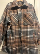 Reserved kurtka koszulowa shacket wdzianko narzutka oversize krata