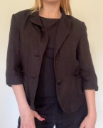 Czarna marynarka żakiet blezer Reserved M 38 dopasowa obcisła