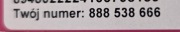 ZŁOTY NUMER 888 538 666 