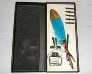 VANGOAL ZESTAW UPOMINKOWY Z OZDOBNYM PIÓREM I TUSZEM