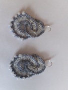 Kolczyki robione na szydelku