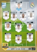 Real Madrid C.F. 202 Line-up Karta PANINI FIFA 365 2023