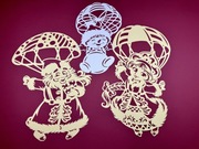 Mikołaj Bałwan gotowa dekoracja na okno Zima Przedszkole