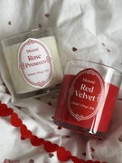 Zestaw walentynkowy świec sojowych