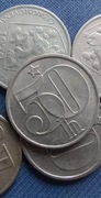 Moneta Czechosłowacja 50 Halerzy 1978