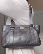 Rowallan skórzana torebka brązowa na ramię skóra naturalna brąz czekoladowa