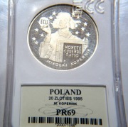 20 zl. Kopernik ECU 1995 PR69