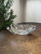 Cukierniczka cukiernica PRL kryształ miska naczynie stołowe