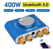 MINI Wzmacniacz BLUETOOTH 2x200W USB-C AUX classD