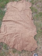 Skóra naturalna licowa  matowa brąz 