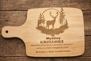 DESKA DO SERWOWANIA DREWNIANA Z GRAWEREM PERSONALIZOWANA