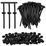 Klamra do opasek kablowych Nylon Motoryzacja Wielozadaniowa 50 sztuk