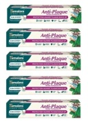 5 x Pasta do Zębów Himalaya Anti-Plaque Ziołowa Przeciw Osadowi Bez Fluoru 