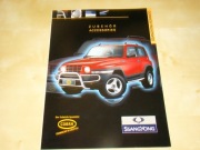 Prospekt Ssang Yong Korando Cobra Accessories